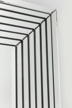 Online KARE Design Lustro wiszące Linea Rectangular 200x100 cm srebrne - KARE