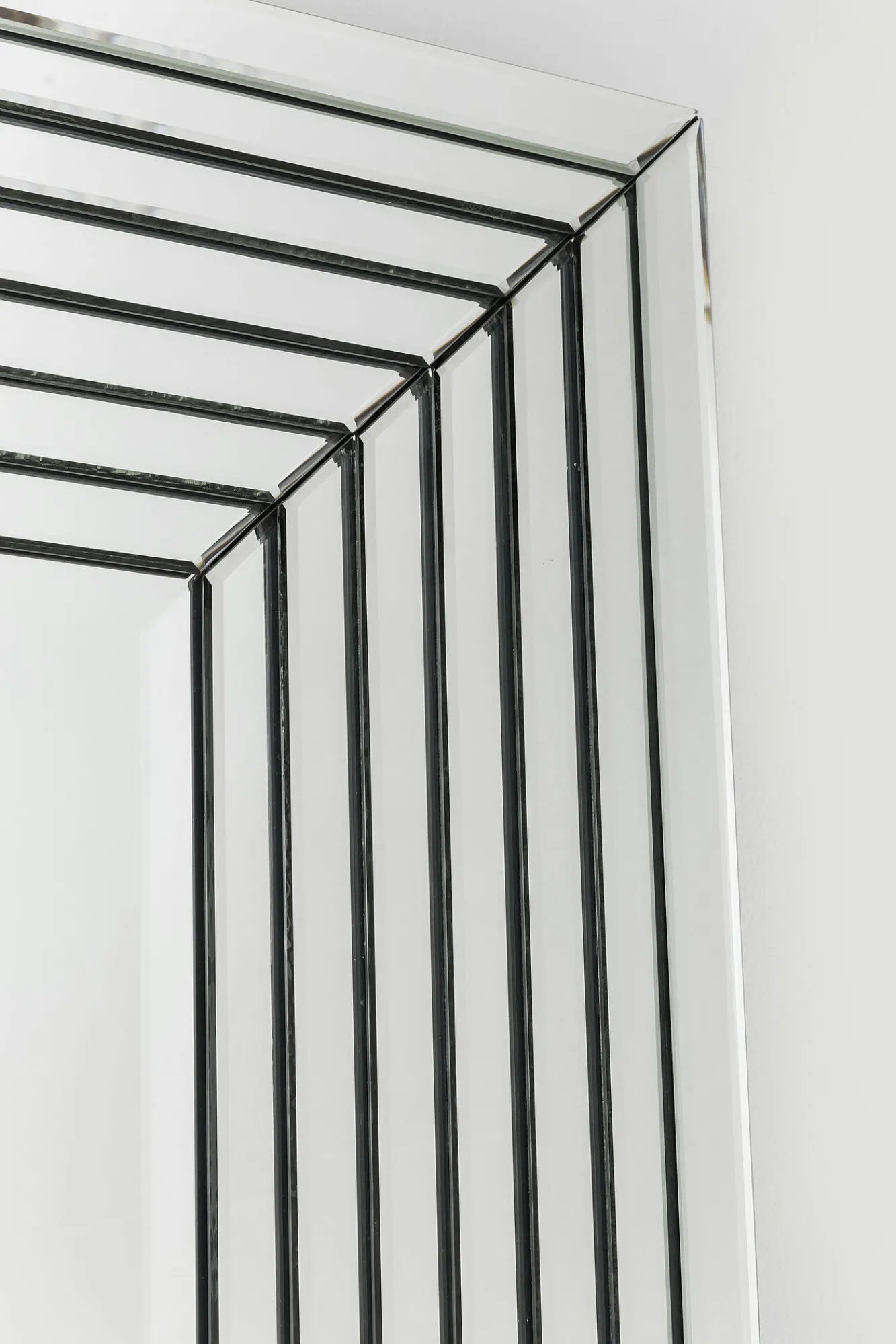 Online KARE Design Lustro wiszące Linea Rectangular 200x100 cm srebrne - KARE