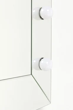 Clearance KARE Design Lustro wiszące Make Up Square 81x81 cm srebrne - KARE