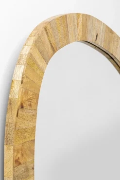 Clearance KARE Design Lustro wiszące naturalne do salonu 65x77 cm - KARE