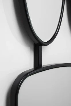 Best KARE Design Lustro wiszące odwracalne rama stalowa czarna 80x114 cm - KARE