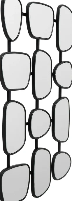 Best KARE Design Lustro wiszące odwracalne rama stalowa czarna 80x114 cm - KARE