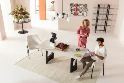 Best KARE Design Lustro wiszące odwracalne rama stalowa czarna 80x114 cm - KARE