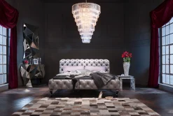 Fashion KARE Design Lustro wiszące Prisma 140x105 cm srebrne - KARE