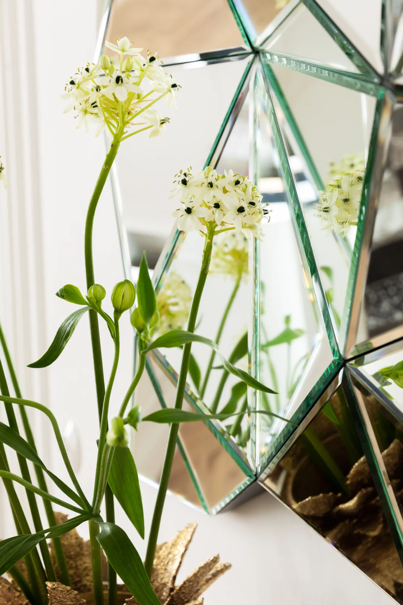 Fashion KARE Design Lustro wiszące Prisma 140x105 cm srebrne - KARE