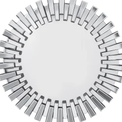 Sale KARE Design Lustro wiszące Sprocket ∅92 cm srebrne - KARE