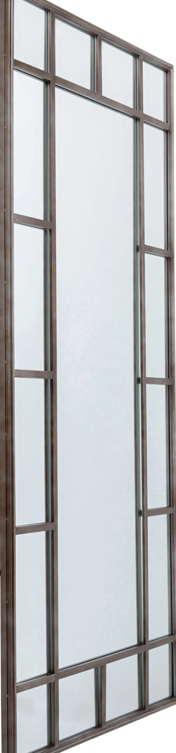 Fashion KARE Design Lustro wiszące Window Iron 200x90 cm brązowe - KARE