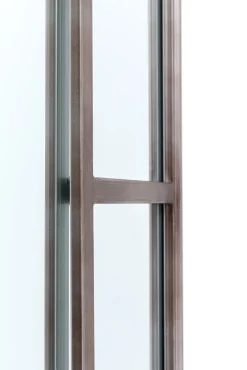 Fashion KARE Design Lustro wiszące Window Iron 200x90 cm brązowe - KARE