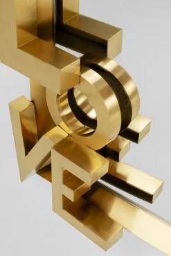 Sale KARE Design Lustro wiszące złote napis Love 70x200 cm - KARE