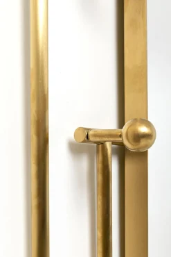 Sale KARE Design Lustro z półką i wieszakami złote 102x150 cm - KARE