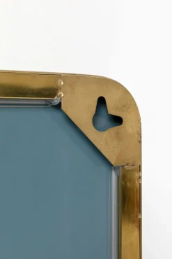 Sale KARE Design Lustro z półką i wieszakami złote 102x150 cm - KARE