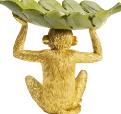 Clearance KARE Design Misa dekoracyjna Banana Leaf 24x22 cm zielono-złota - KARE