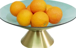 Fashion KARE Design Misa dekoracyjna Birdie Ø35x15 cm turkusowa - KARE