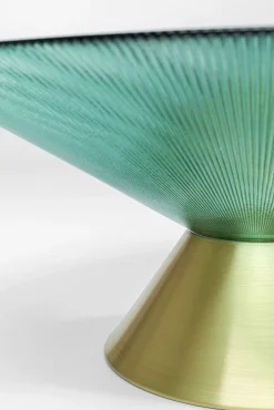 Fashion KARE Design Misa dekoracyjna Birdie Ø35x15 cm turkusowa - KARE