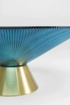 Clearance KARE Design Misa dekoracyjna Birdie Ø26x11 cm turkusowa - KARE