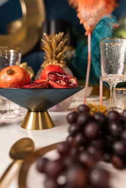 Clearance KARE Design Misa dekoracyjna Birdie Ø26x11 cm turkusowa - KARE