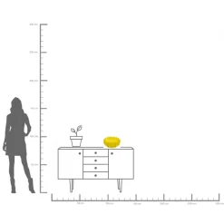 Clearance KARE Design Misa dekoracyjna ceramiczna żółta banany Ø30 cm - KARE