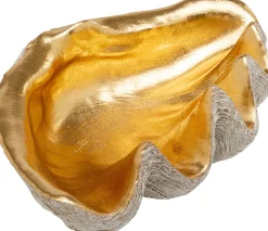 Clearance KARE Design Misa dekoracyjna muszla srebrno-złota 41x27 cm - KARE