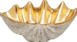 Clearance KARE Design Misa dekoracyjna muszla srebrno-złota 41x27 cm - KARE