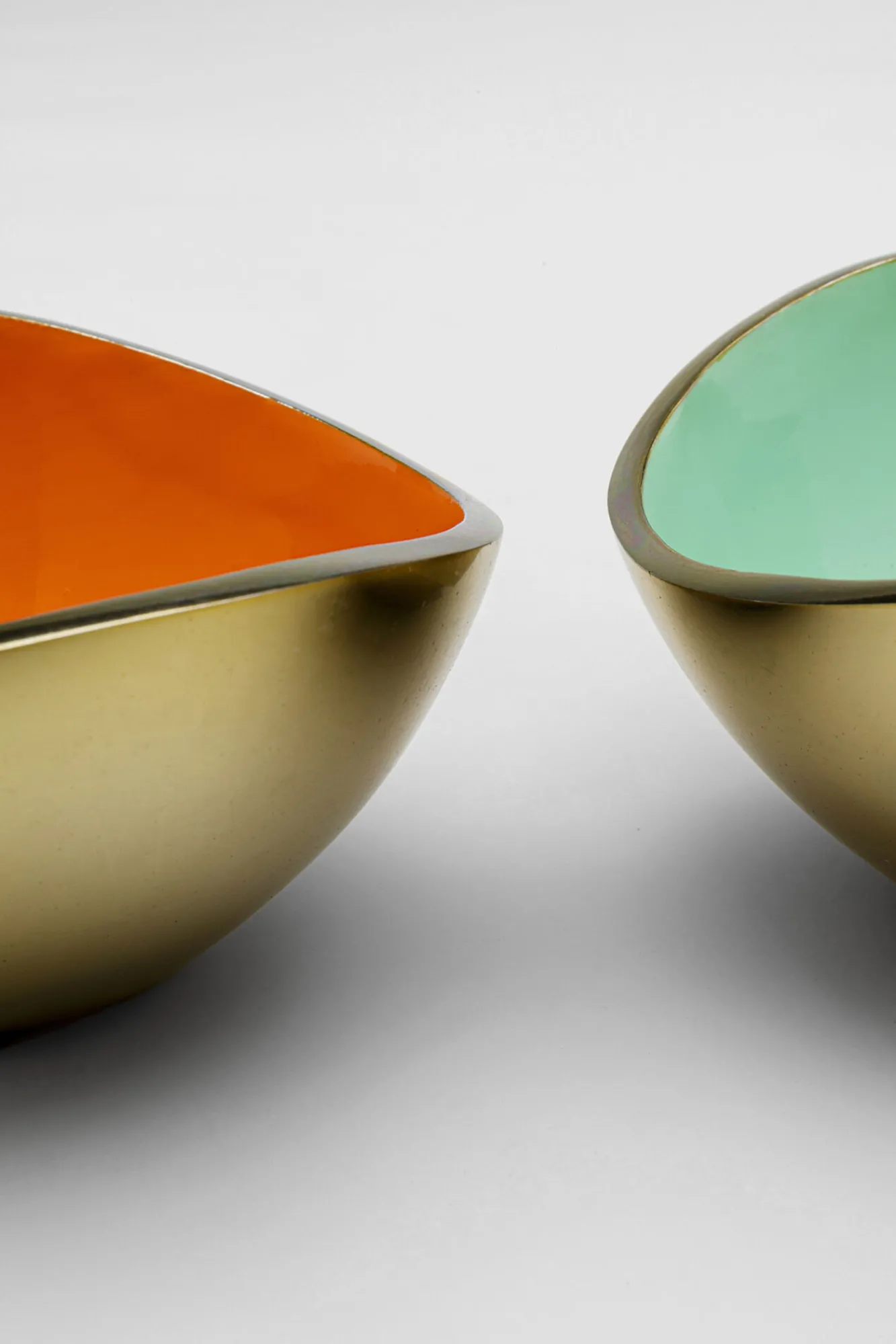 Discount KARE Design Miseczki do przekąsek kolorowe gładkie z aluminium ręczne wykonanie 4-set 250 ml - KARE