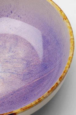 Outlet KARE Design Miska kamionkowa środek w kolorze fioletowym Ø18 cm - KARE