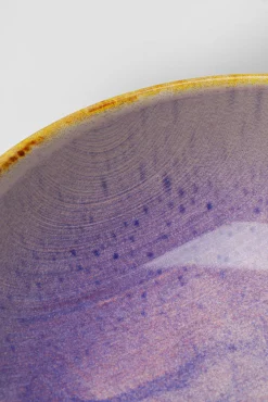 Outlet KARE Design Miska kamionkowa środek w kolorze fioletowym Ø18 cm - KARE