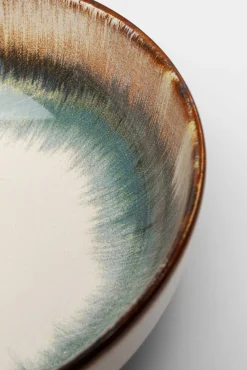 Hot KARE Design Miska kamionkowa środek w kolorze niebieskim Ø18 cm - KARE