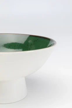 Fashion KARE Design Miska na przekąski zielona porcelana Ø17 cm 500 ml - KARE