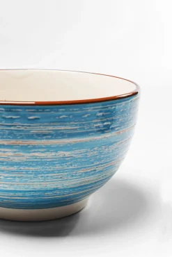 New KARE Design Miska Swirl Ø14x8 cm niebieska - KARE