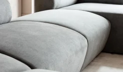 Outlet KARE Design Moduł - pufa Lucca 86x76 cm szara - KARE