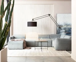 Online KARE Design Moduł narożny Lucca 89x86 cm szary prawy - KARE