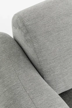 Outlet KARE Design Moduł narożny Lucca 89x86 cm szary lewy - KARE