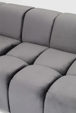 Outlet KARE Design Narożnik Belami 265x210 cm szary lewy - KARE