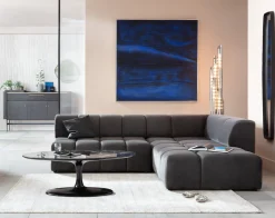 New KARE Design Narożnik Belami 265x210 cm szary prawy - KARE