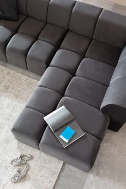 New KARE Design Narożnik Belami 265x210 cm szary prawy - KARE