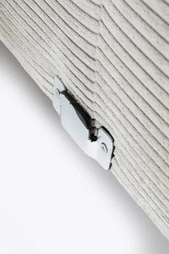 Discount KARE Design Narożnik Gianni Cord 290x167 cm szary lewy - KARE