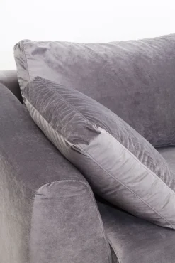 Hot KARE Design Narożnik Gianni Velvet 290x167 cm szary prawy - KARE