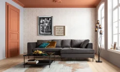 Hot KARE Design Narożnik Gianni Velvet 290x167 cm szary prawy - KARE