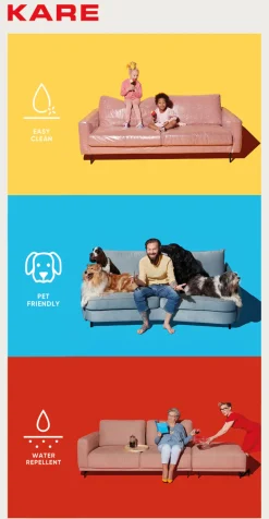 Online KARE Design Narożnik Infinity Ottomane 306x182 cm kremowy prawy - KARE