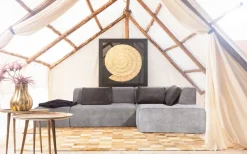 Clearance KARE Design Narożnik Infinity szary 302x182 cm prawostronny - KARE