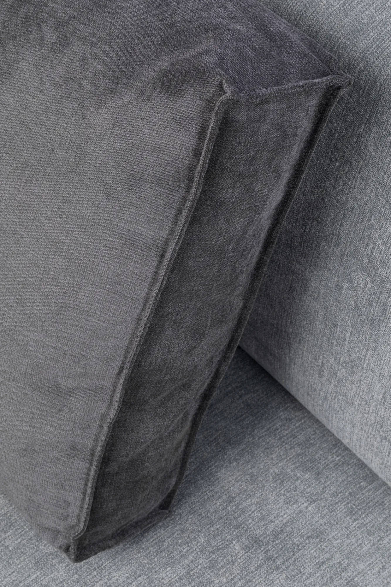 Clearance KARE Design Narożnik Infinity szary 302x182 cm prawostronny - KARE