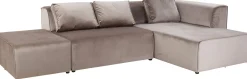 Outlet KARE Design Narożnik Infinity Velvet 302x182 cm taupe prawy - KARE