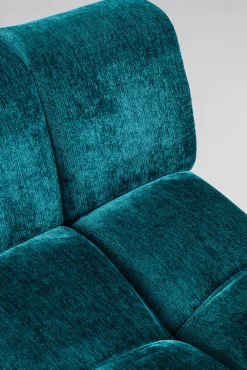 Online KARE Design Narożnik lewy ciemnozielony welurowy nogi czarne 250x200 cm - KARE