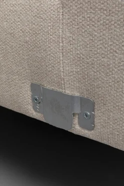 Discount KARE Design Narożnik lewy w kolorze kremowym nogi stalowe 250x167 cm - KARE