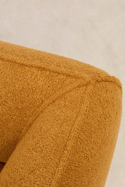 Best KARE Design Narożnik lewy w kolorze żółtym tkanina pluszowa 302x160 cm - KARE