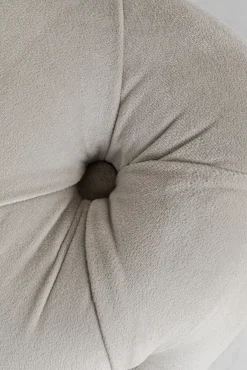 Outlet KARE Design Narożnik lewy welurowy pikowany taupe glamour 240x180 cm nogi czarne - KARE