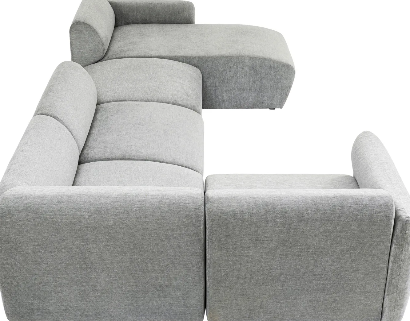 Hot KARE Design Narożnik modułowy Lucca Living Landscape 2 328x175 cm szary prawy - KARE