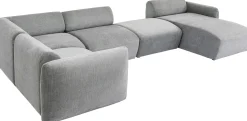 Hot KARE Design Narożnik modułowy Lucca Living Landscape 2 328x175 cm szary prawy - KARE