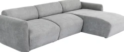 Discount KARE Design Narożnik modułowy Lucca 255x158 cm szary prawy - KARE