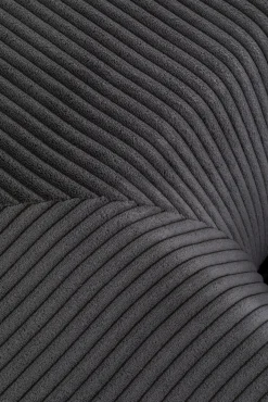 Hot KARE Design Narożnik modułowy sztruksowy szary lewy 306x182 cm - KARE